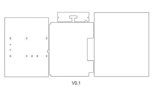 Voron 0 - Rear and Floor Panels - ABS or ACM