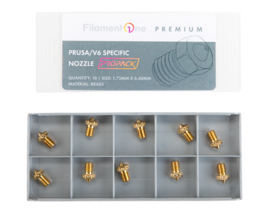 PRO-PACK: RepRap (V6) Brass Nozzle 0.40mm (Pack of 10)