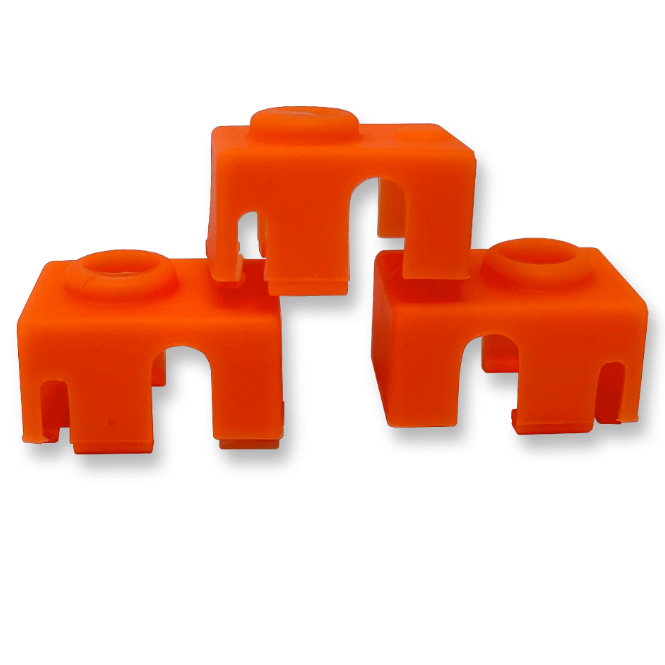 FilamentOne V6 Silicone Socks – Orange (Pack of 3)